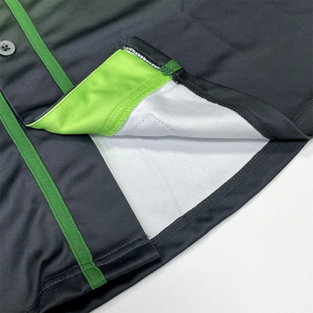 Sublimation Design Embroidery Logo Men Baseball Jersey