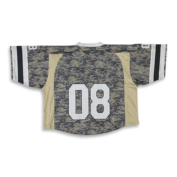 Sublimation Patchwork Design Embroidery Oversize American Football Jersey