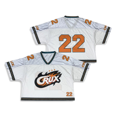 White Sublimation Mesh Boxy Fit Oversize American Football Shirts