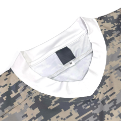 Sublimation Patchwork Design Embroidery Oversize American Football Jersey
