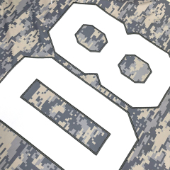 Sublimation Patchwork Design Embroidery Oversize American Football Jersey