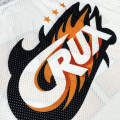 White Sublimation Mesh Boxy Fit Oversize American Football Shirts