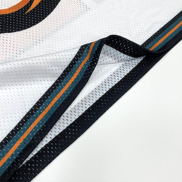 White Sublimation Mesh Boxy Fit Oversize American Football Shirts