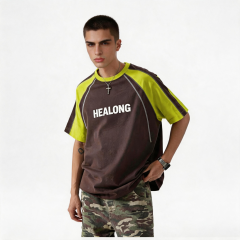 Custom Retro Soccer Jersey with Sublimation Print and Embroidered Logo
