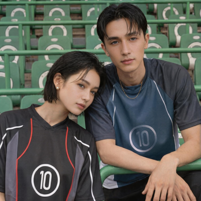 Custom Green Sublimation Football Jersey