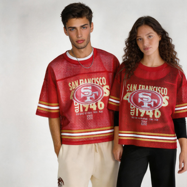 Custom Retro Soccer Jersey Breathable Mesh Fabric Oversized Retro football Jersey for men