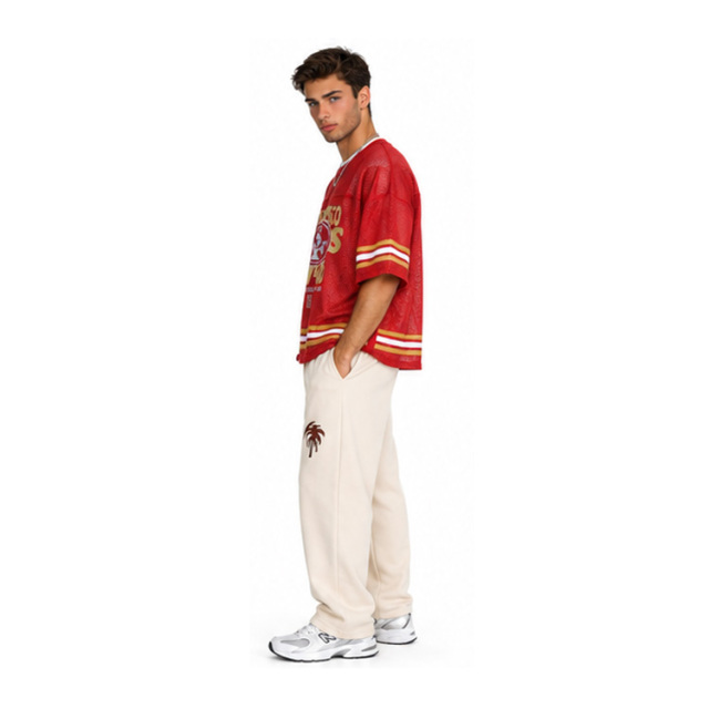 Custom Retro Soccer Jersey Breathable Mesh Fabric Oversized Retro football Jersey for men