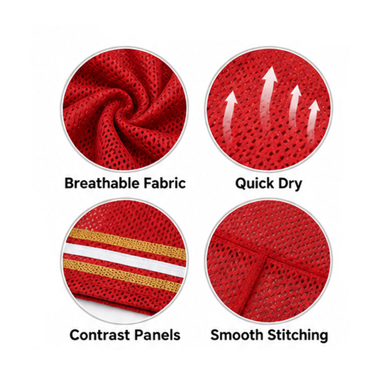 Custom Retro Soccer Jersey Breathable Mesh Fabric Oversized Retro football Jersey for men