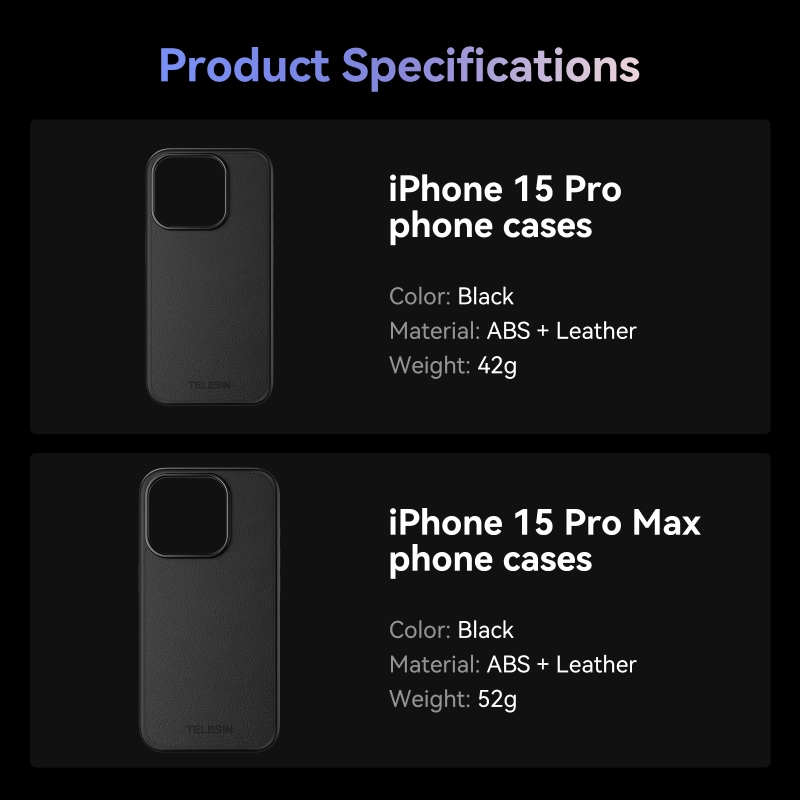 iPhone 15 Pro/ Max多功能手机壳+CPL偏振镜+VND可调减光镜
