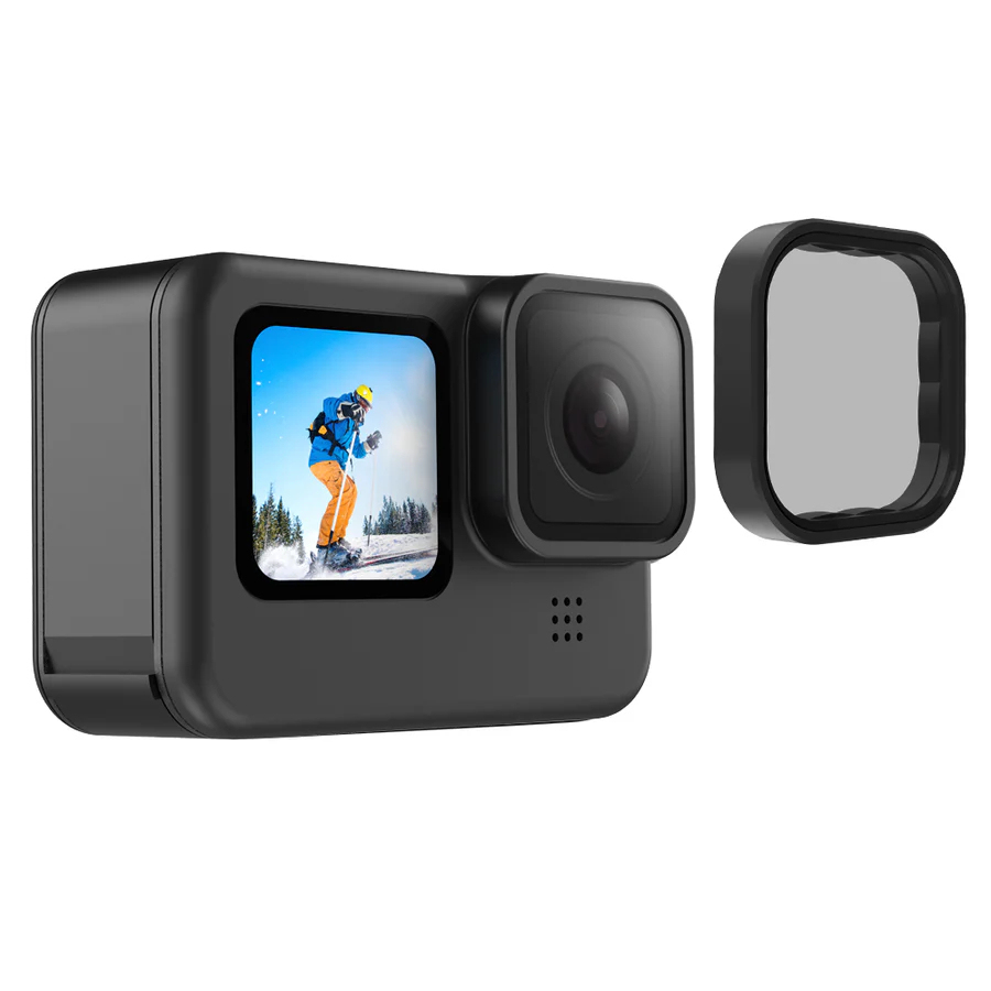 TELESIN(泰迅)适配gopro12 nd滤镜兼容gopro11 10 9滤镜 ND8/16/32减光镜套装
