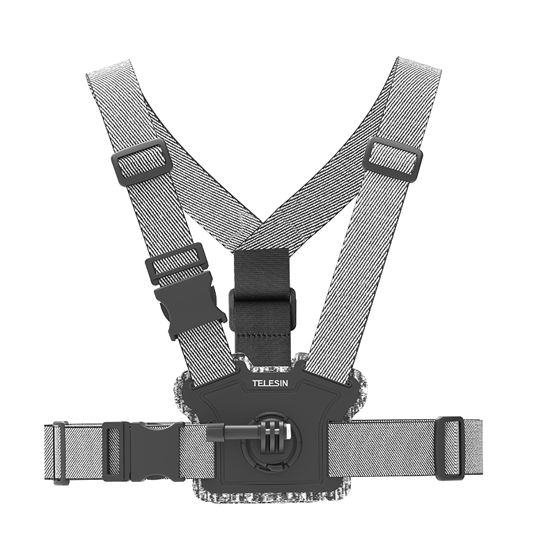 大疆dji action4口袋相机灵眸胸带适配Gopro12胸前手机支架
