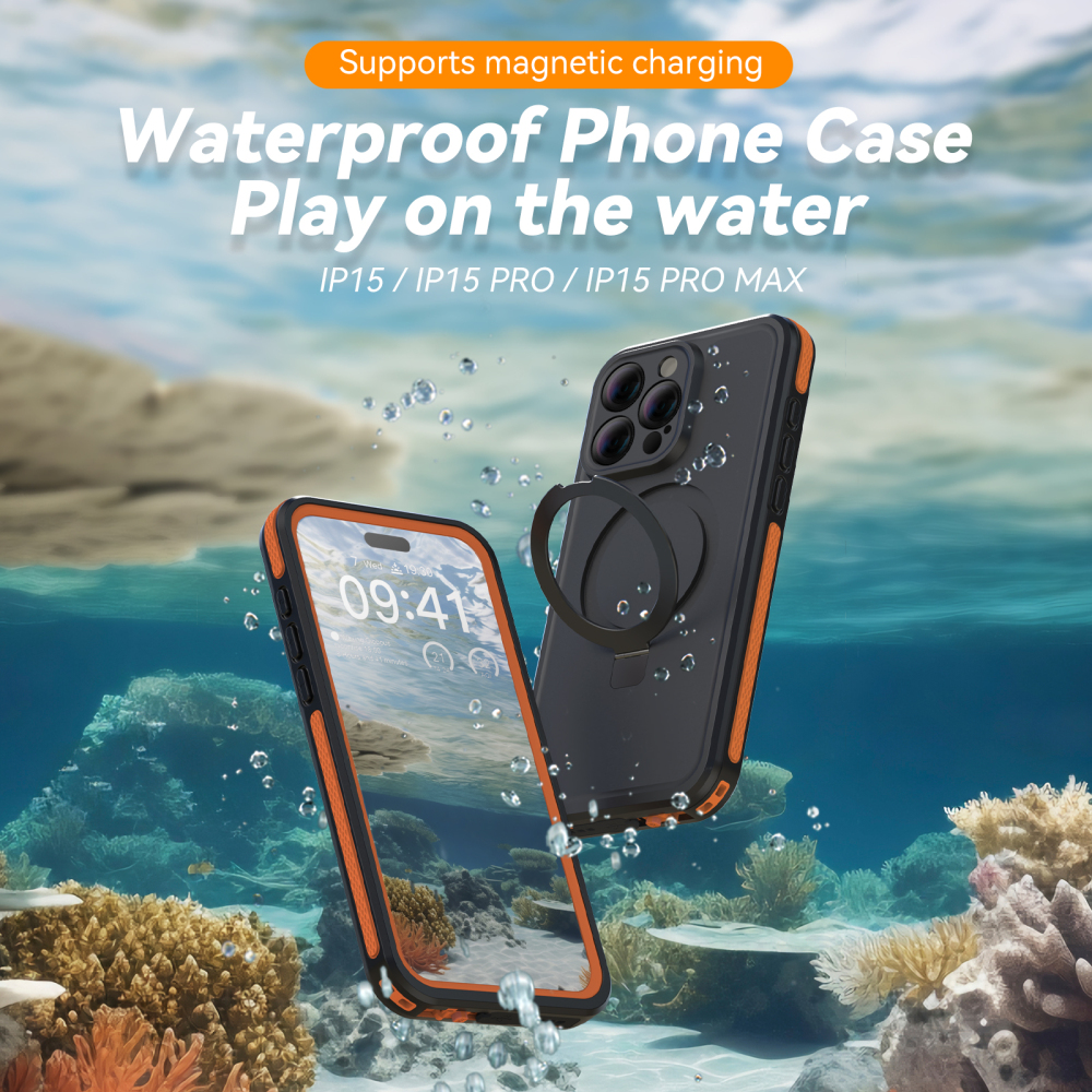 Best Waterproof Case for iPhone 15 Pro Max and Waterproof Case for iPhone 15 Pro  TELESIN