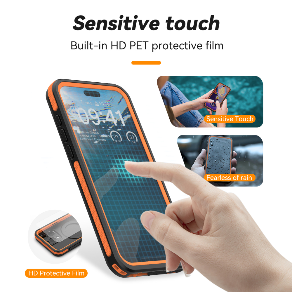 Best Waterproof Case for iPhone 15 Pro Max and Waterproof Case for iPhone 15 Pro  TELESIN