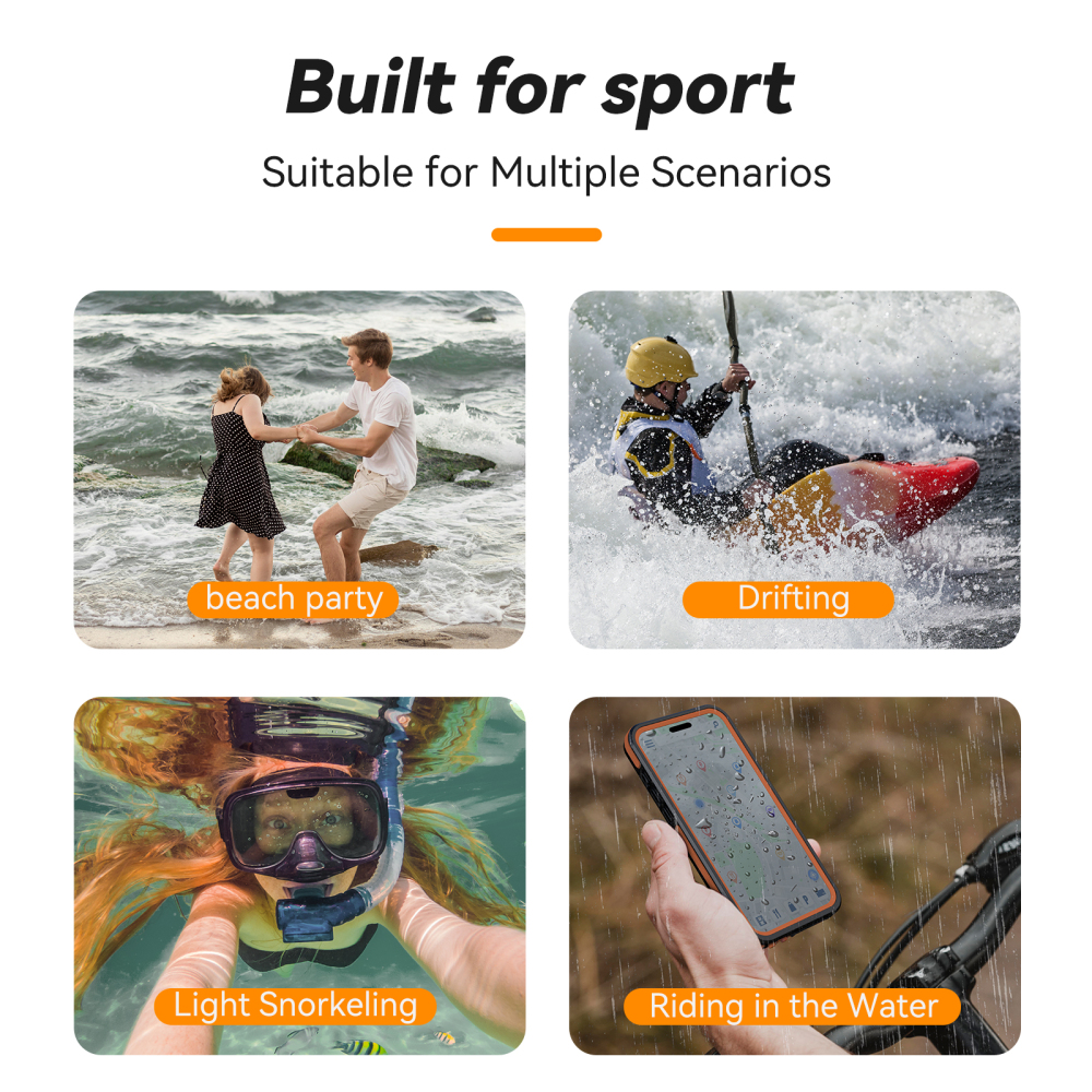 Best Waterproof Case for iPhone 15 Pro Max and Waterproof Case for iPhone 15 Pro  TELESIN