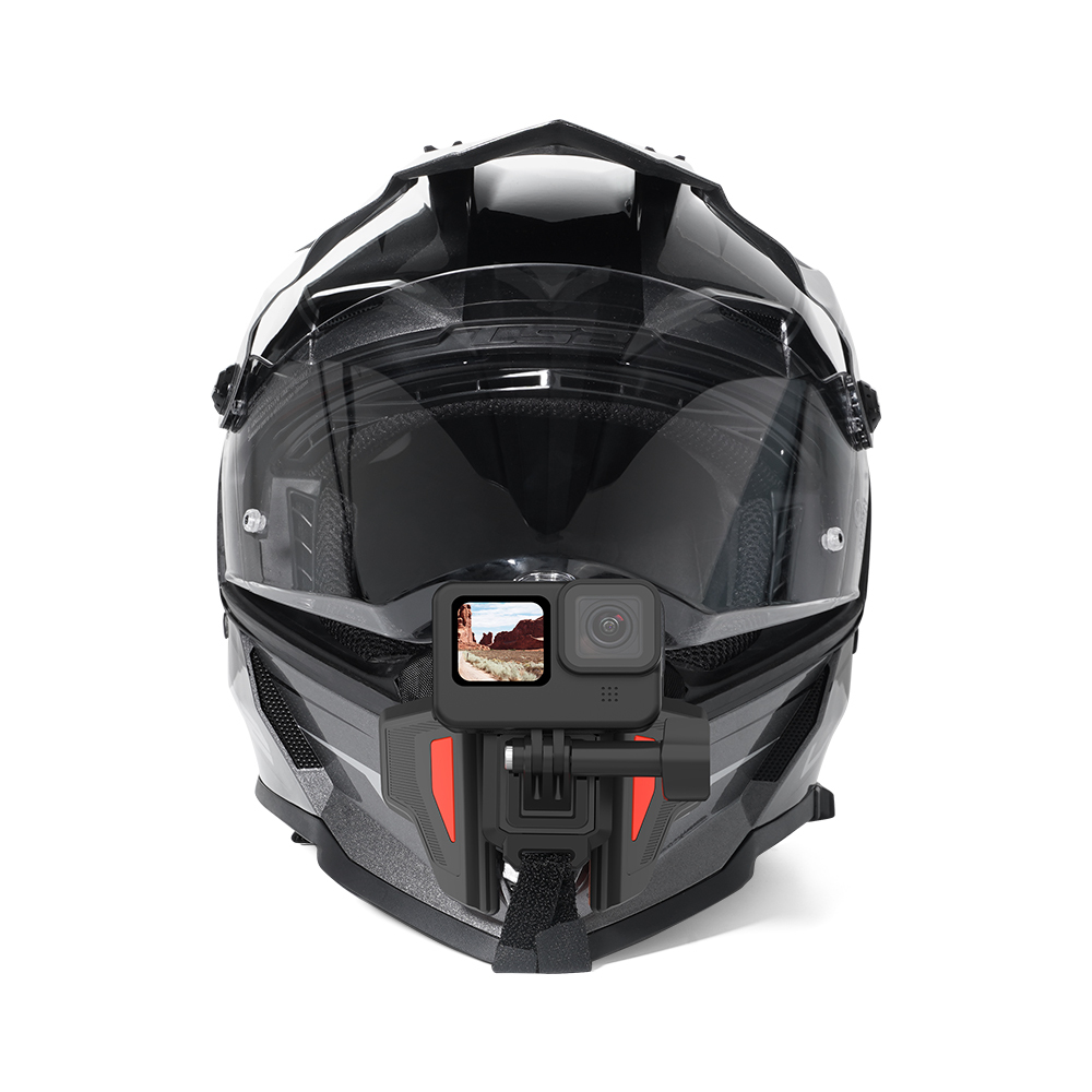 TELESIN Motorcycle Helmet Chin Strap Mount for Action Camera