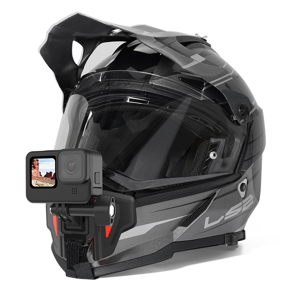 TELESIN Motorcycle Helmet Chin Strap Mount for Action Camera