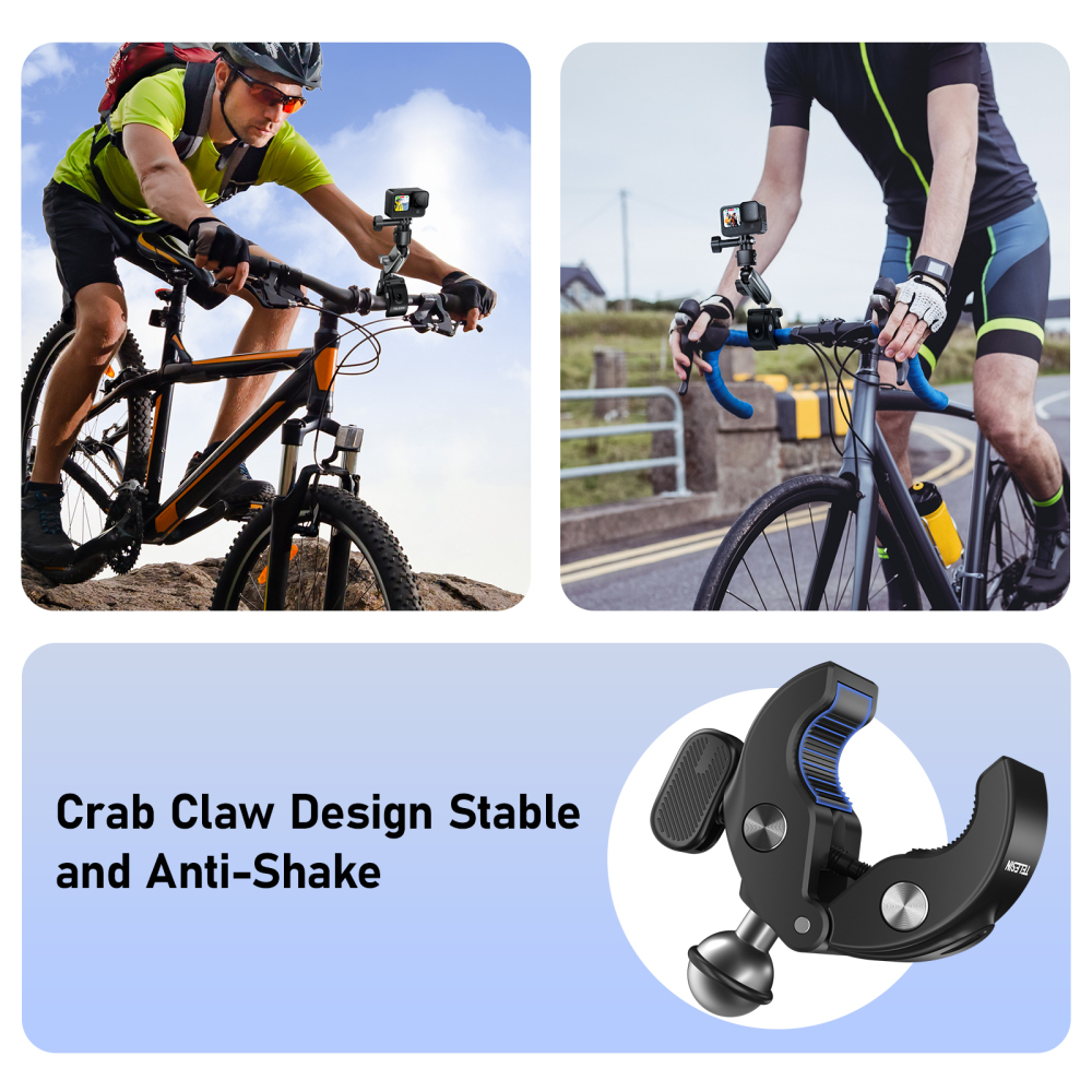 TELESIN Quick Release Universal Clamp Mount