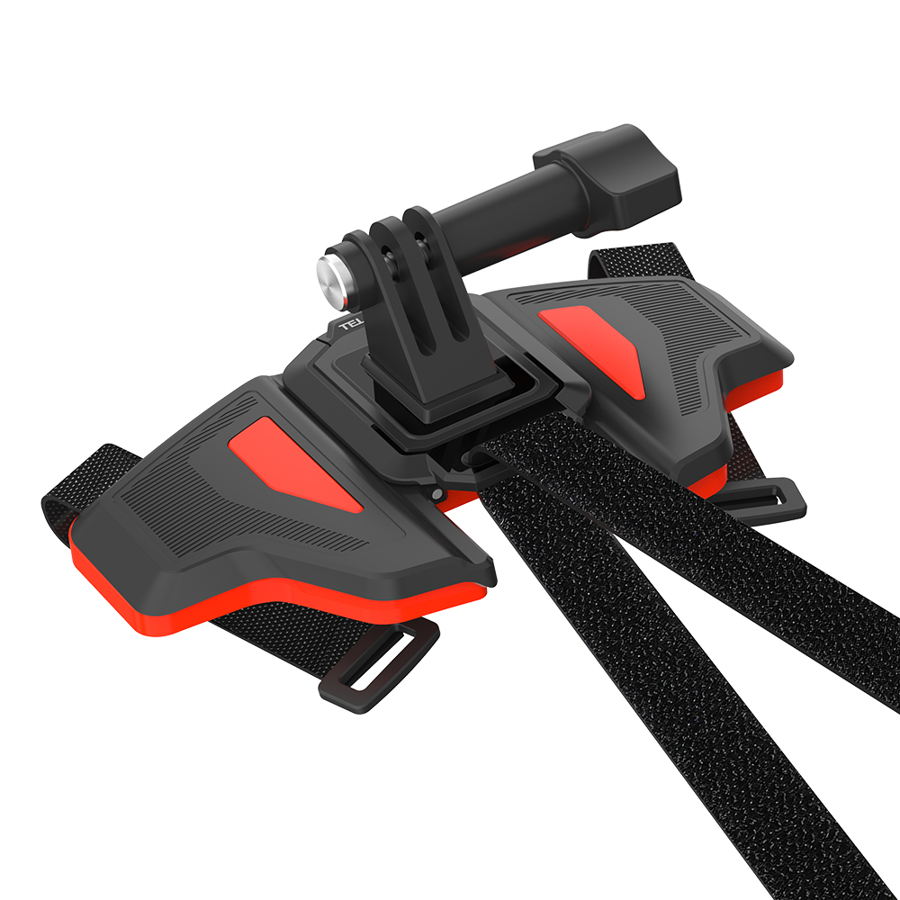 TELESIN Motorcycle Helmet Chin Strap Mount for Action Camera