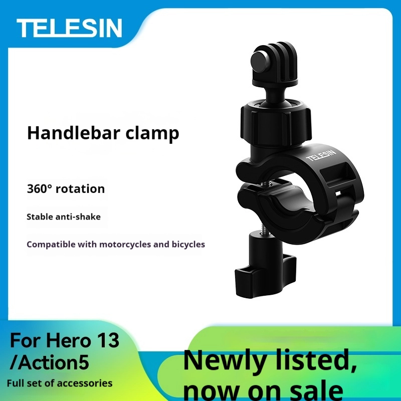 TELESIN Sport Camera Bike Handlebar Mount for GoPro