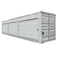 20f Modified containers with 2 zroll-up doors
