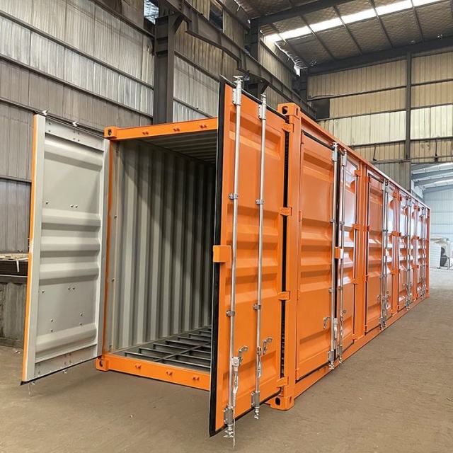 40HQ Modified containers with 4 side doors