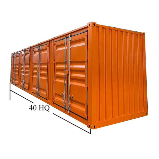 40HQ Modified containers with 4 side doors