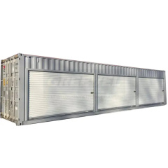 40f High Cube Modified containers with 4 roll-up doors