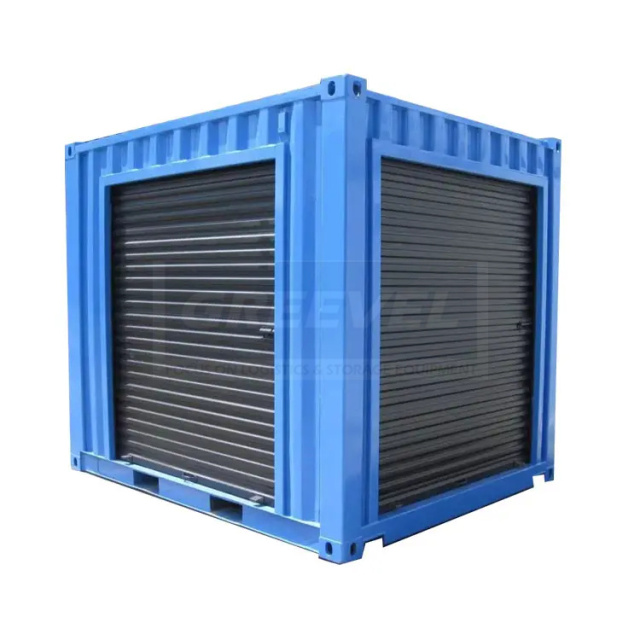 40f High Cube Modified containers with 4 roll-up doors
