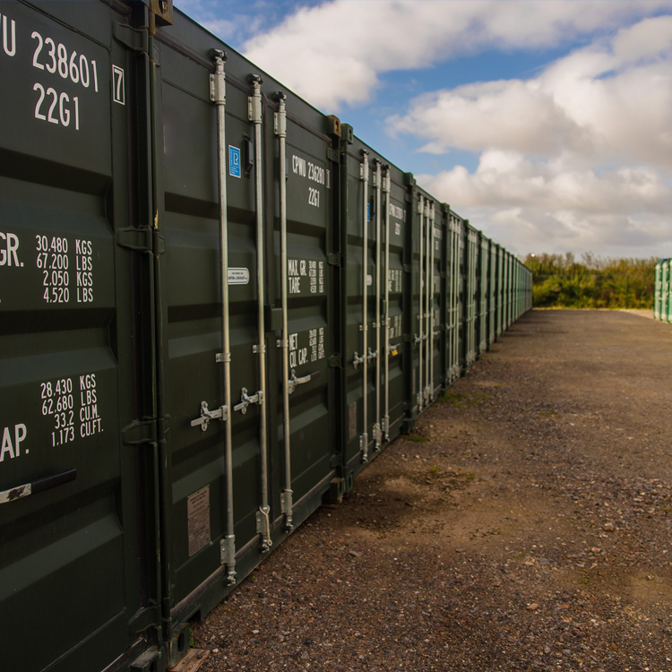 Greevel 40ft High Cube International Shipping Container Storage with 2 Side Doors for sale