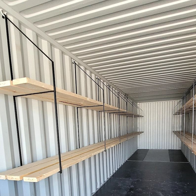 Greevel 40HC Stackable Portable Self Storage Moving Shipping Container Storage with 2 Side Doors for sale