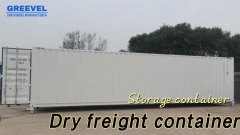 Greevel 40ft dry cargo container metal storage container steel cargo container