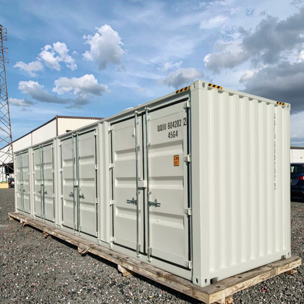 Greevel Heavy-Duty Shipping Storage Containers with 8 Side Doors for Flexible Storage Solutions