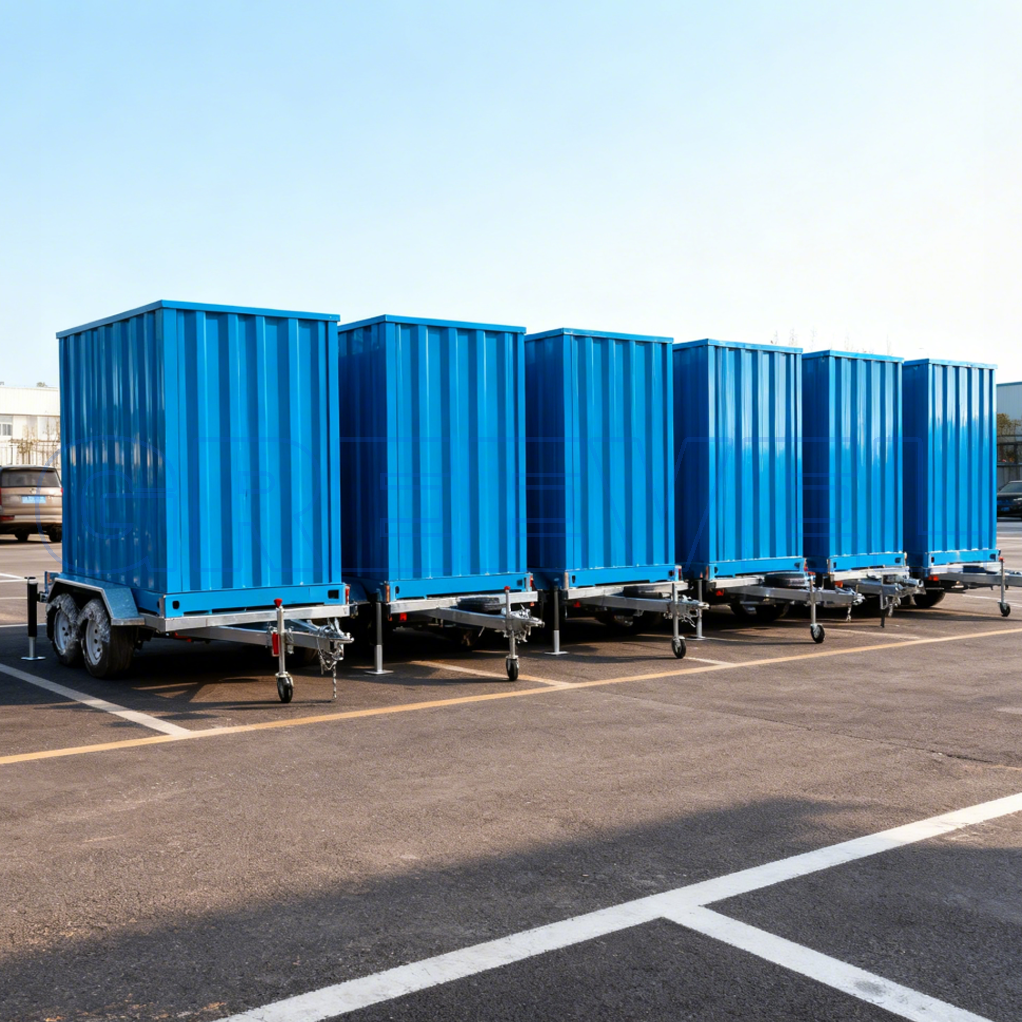 GREEVEL Smartbox Modular Flat Pack Self Storage Containers, Heavy-Duty ...