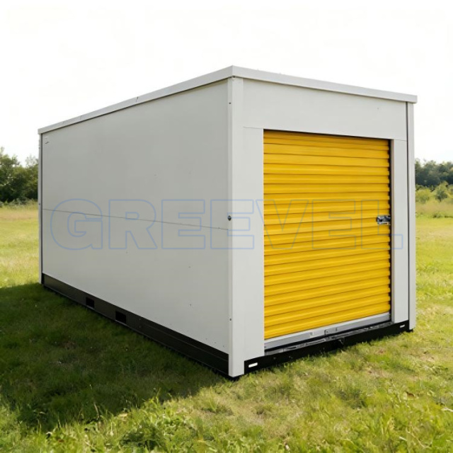 Greevel 8*20F Portable self storage mobile storage units with One End Roll-Up Door