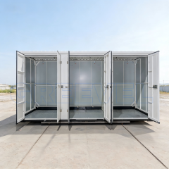 Greevel 8*20F Customizable Steel Self-Storage Container with 3 Side Doors
