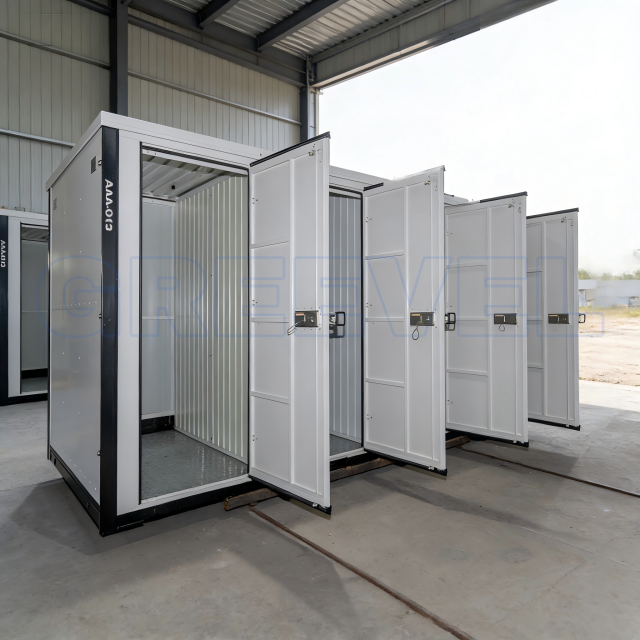 Greevel 8*20F Flat Pack Self Storage Units with 4 Rooms
