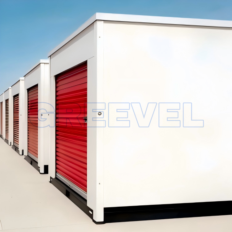 Greevel 8*20F Portable Storage Containers with Double Roll-up Doors for Sale