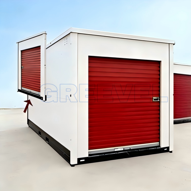 Greevel 8*20F Portable Storage Containers with Double Roll-up Doors for Sale