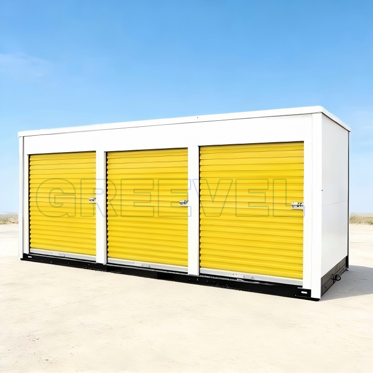 8*20F Portable Storage Containers with 3 Side Roll-up Doors