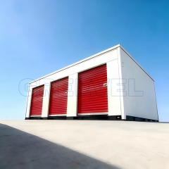 Greevel Customized 8*20F Outdoor Storage Containers with 3 Side Roll-up doors for sale