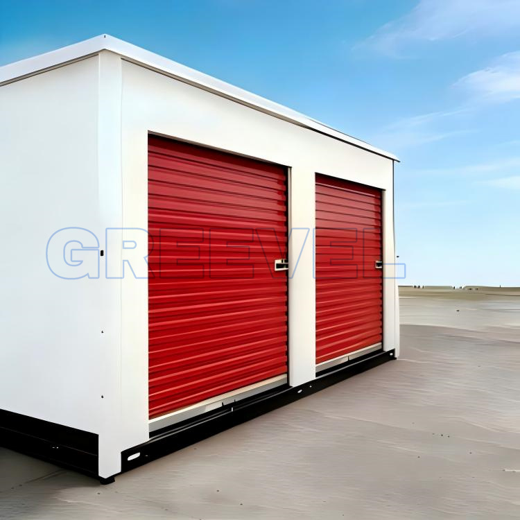 8*20F Greevel Durable Portable Storage Container with 2 Side Roll-Up Doors