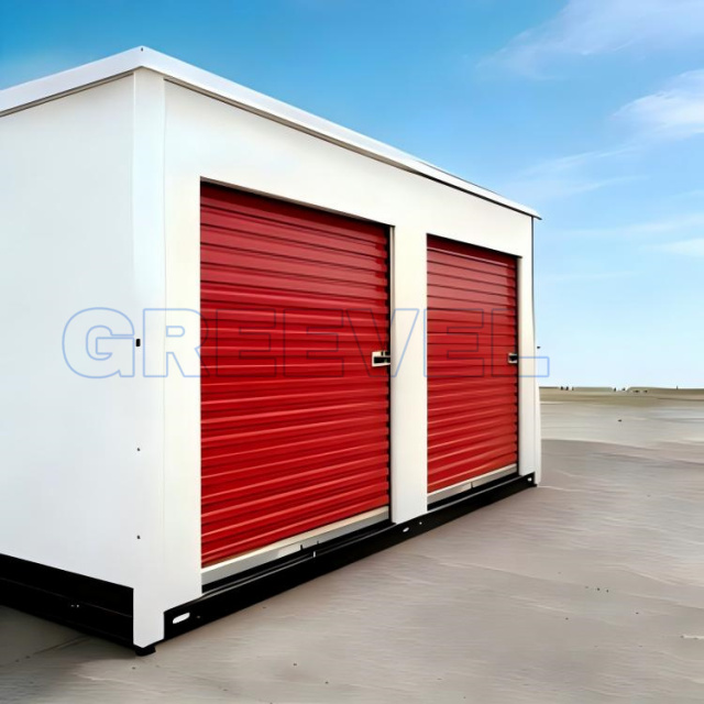 8*20F Greevel Durable Portable Storage Container with 2 Side Roll-Up Doors
