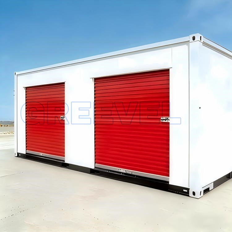 8*20F Greevel Durable Portable Storage Container with 2 Side Roll-Up Doors