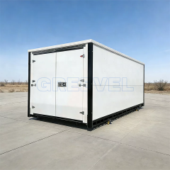 Greevel 8*20F Steel Portable Storage Container with One Double Swing Door