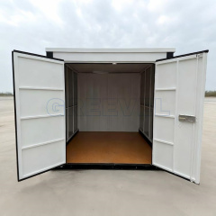 Greevel 8*20F Steel Portable Storage Container with One Double Swing Door