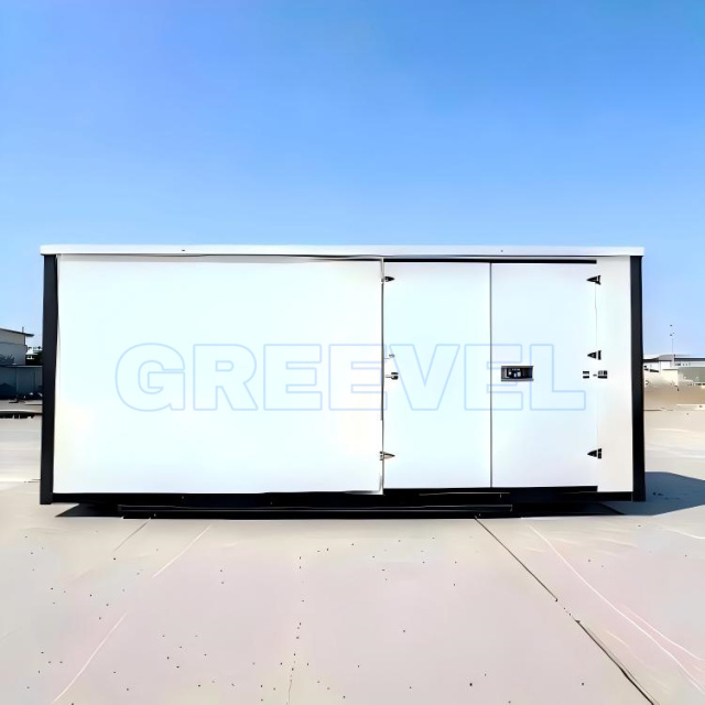 Greevel 8*20F Portable Storage Units with One Double Swing Door