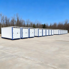 Greevel 8*16F Corrugated Walls Portable Storage Container with swing door for sale
