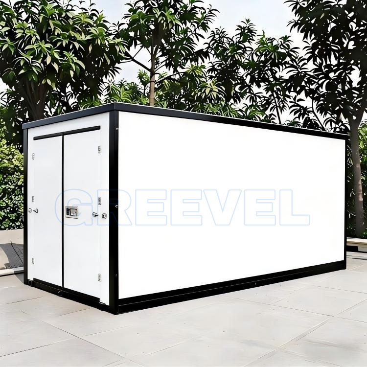 Greevel 8*16F side swing door Flat Pack Portable Storage Containers