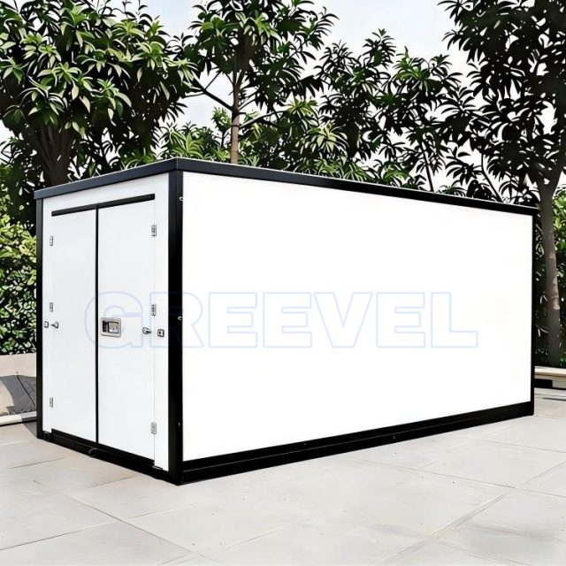 Greevel 8*16F side swing door Flat Pack Portable Storage Containers