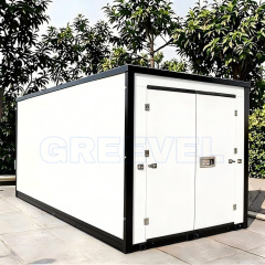 Greevel 8*16F side swing door Flat Pack Portable Storage Containers